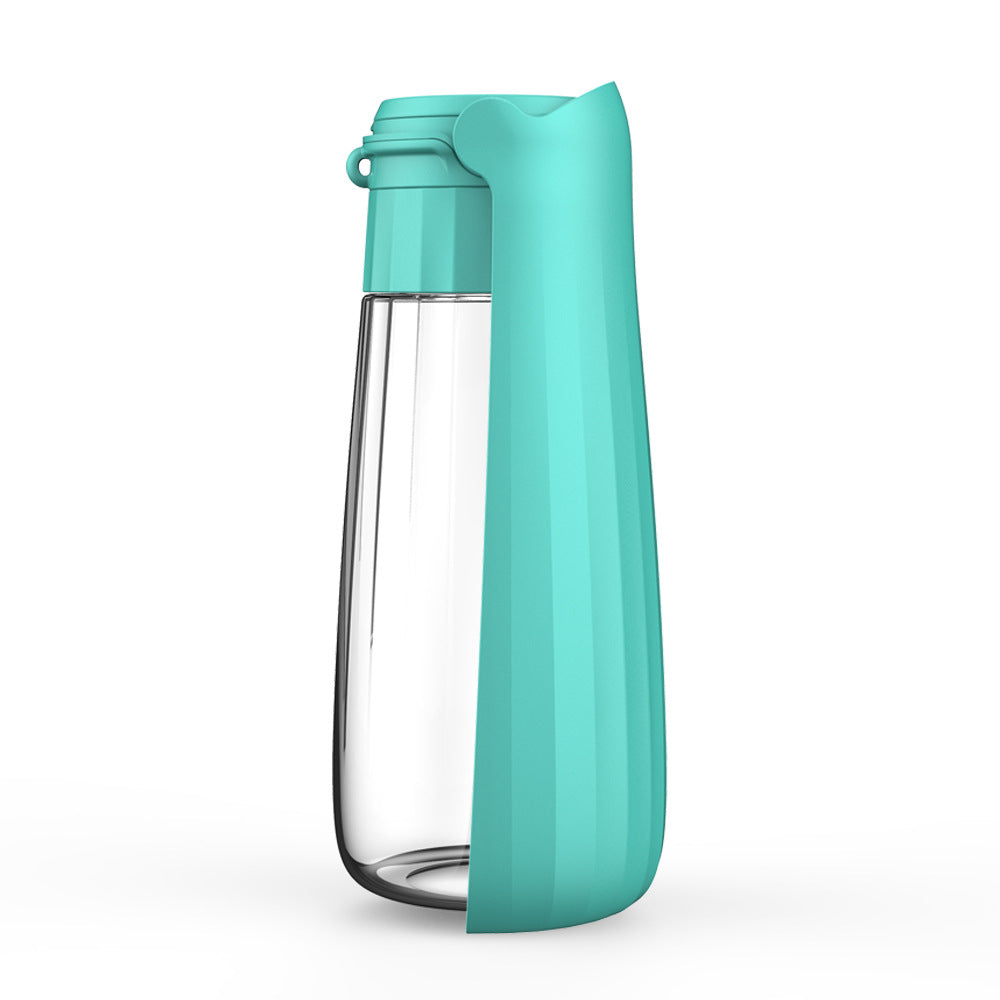 Pet Water Cup Outdoor Portable Folding Dog Water Bottle 550ml Large Capacity Medium To Large Dog Drinking Bottle - 0 - CJ