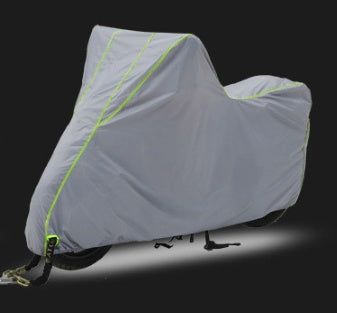 Thick motorcycle cover - 0 - CJ - Silver green - M - CJQCMTQT00042 - Silver green - M