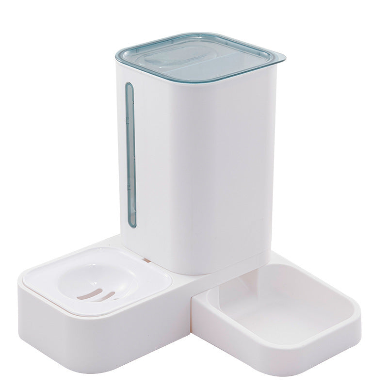 Pet Automatic Water Storage Double Plastic Pet Bowl - 0 - CJ
