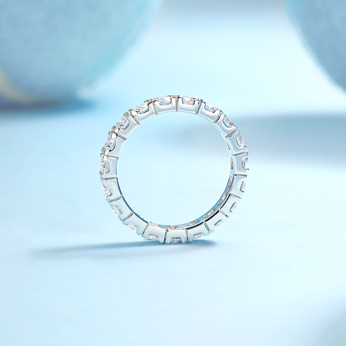 1Starry Sky Diamond Ring Luxury Fashion Set Moissanite Silver Ring Prohibit TikTok sales - 5 - CJ
