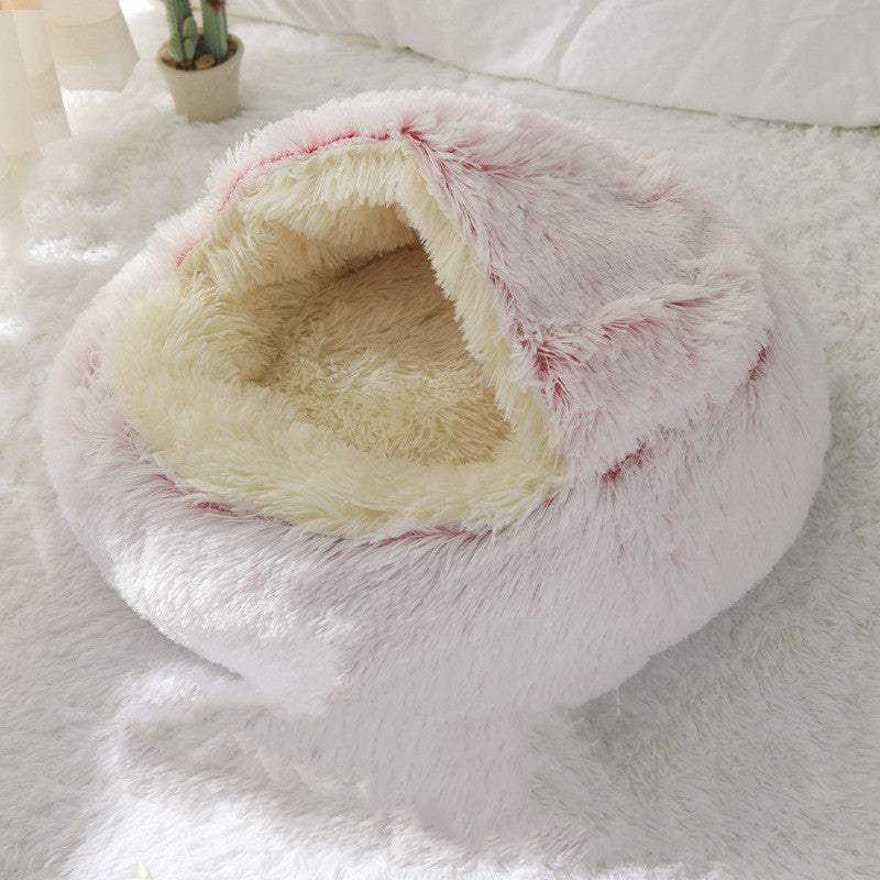 Crystal velvet warm round half - pack cat litter - 0 - CJ