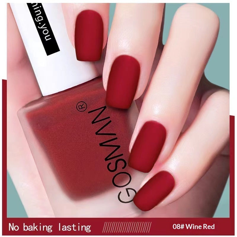 Quick - dry Matte Nail Polish, Non - peel - 0 - CJ