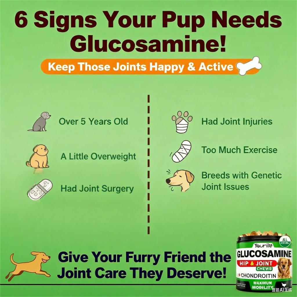 Youmile Hip & Joint Health Supplement For Dogs 120 Chews, Glucosamine Chondroitin MSM Dog Chews With Hyaluronic Acid, Liver Flavored Bone & Joint Support Supplement, For All Breeds - 5 - CJ