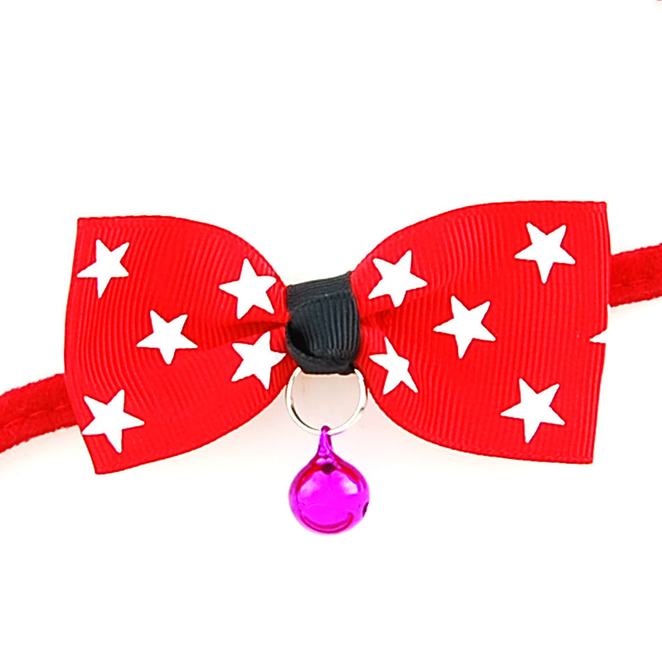 Pet accessories pet bow - 0 - CJ - Red Star - CJJJCWGY02367 - Red Star