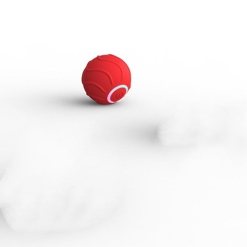 Smart Cat Toys Rolling Ball Pet Cat Owner Interactive Pets Toys Automatic Bouncing Ball USB Self Hi Teasing Kittens Jumping Ball - 0 - CJ - Red - CJMY194834802BY