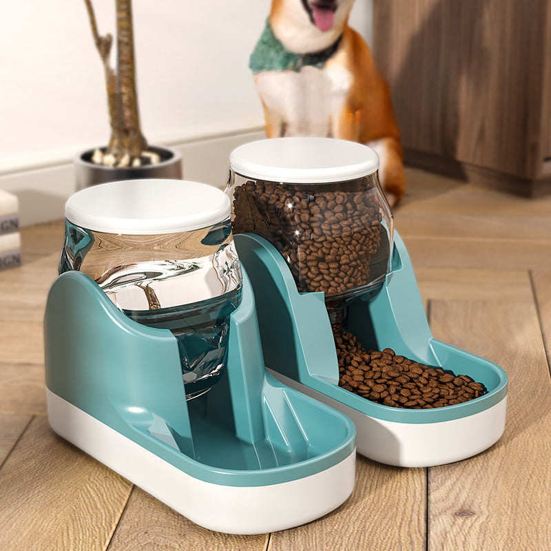 Cat Water Fountain Automatic Pet Feeder Auto Food Dispenser For Dog Drinkin Feeding Bowl Dry Food Supplies Large Capacity - 4 - CJ
