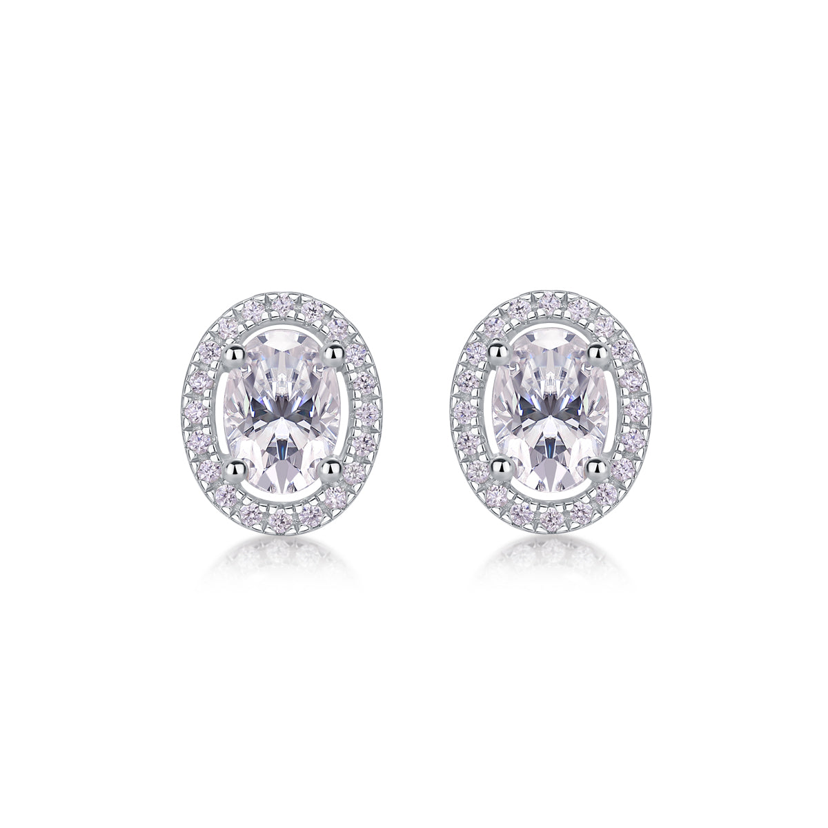 1Phantom Night - Fashionable And Luxurious Diamond Jewelry Set With Moissanite S925 Sterling Silver And Platinum - plated Stud Earrings Prohibit TikTok sales - 5 - CJ