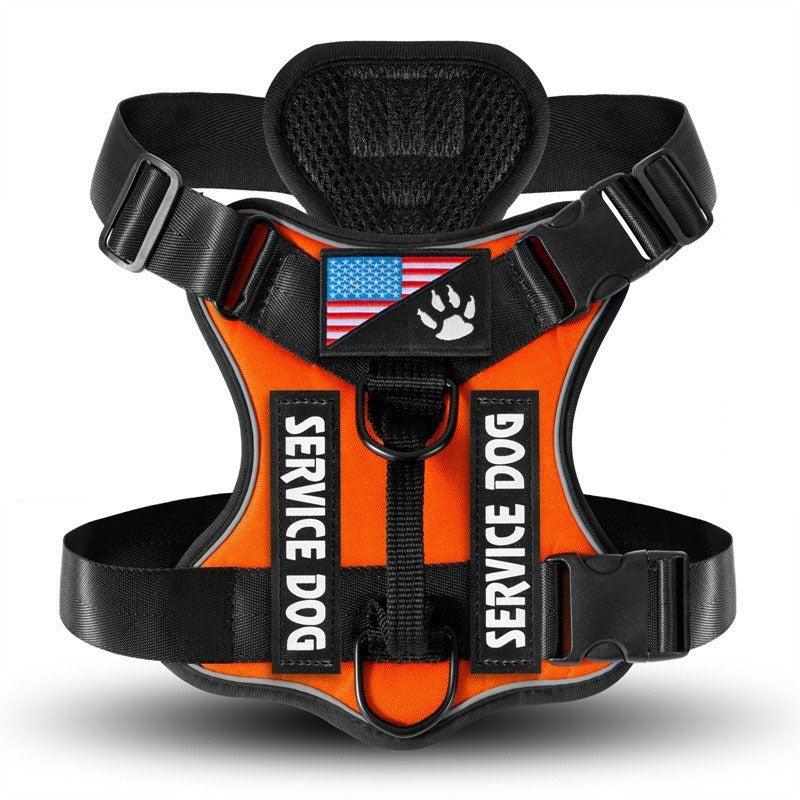 Large Dog Tactical Chest Strap Vest - 0 - CJ