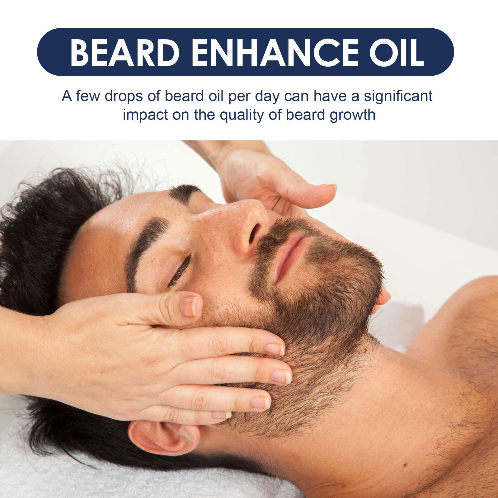 EELHOE Beard Care Oil - Strengthen And Nourish Beard Roots Moisturizing And Shine - Enhancing Beard Growth Serum For Men Hair Care Hydrating - 5 - CJ