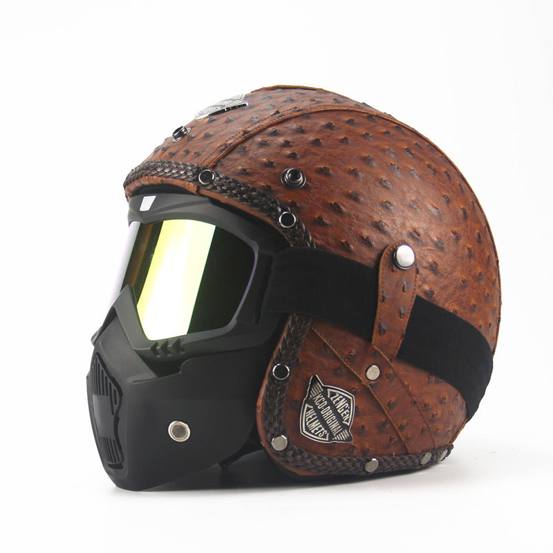 Handmade four seasons characteristic retro Halley helmet - 0 - CJ