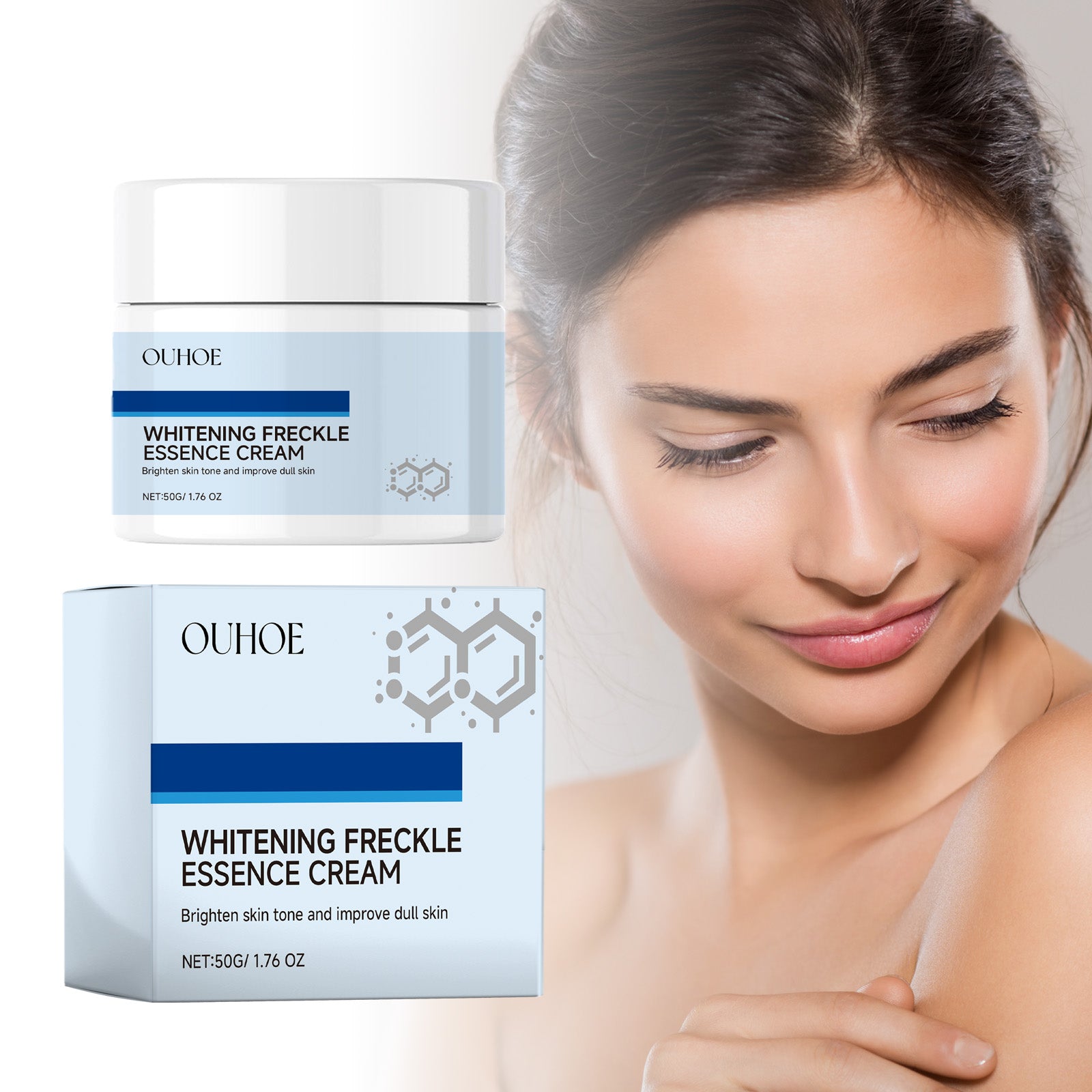 Ouhoe Brightening Cream Brightening Complexion Lightening Facial Spots Hydrating Moisturizing Firming And Tender Skin Cream - 5 - CJ