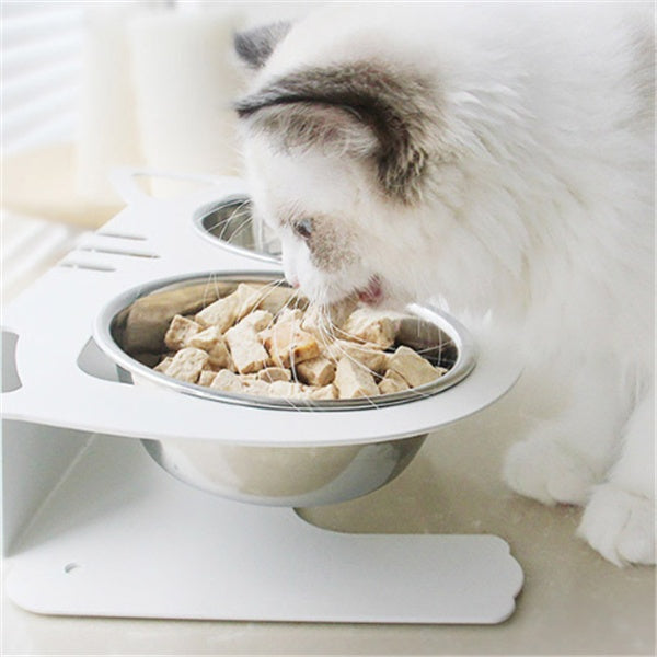 Anti - falling Cat Dog Feeding Water Bowl - 0 - CJ