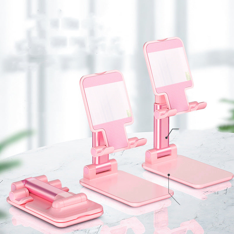 Adjustable Cell Phone Stand Tablet Holder Bracket Mount - 0 - CJ - Pink Aluminum alloy - CJSJSJSJ01418 - Pink Aluminum alloy