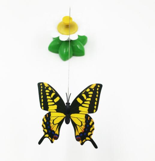 Electric Automatic Rotating Flower Pet Products - 0 - CJ - Random - butterfly - CJJJCWMY00014 - Random - butterfly