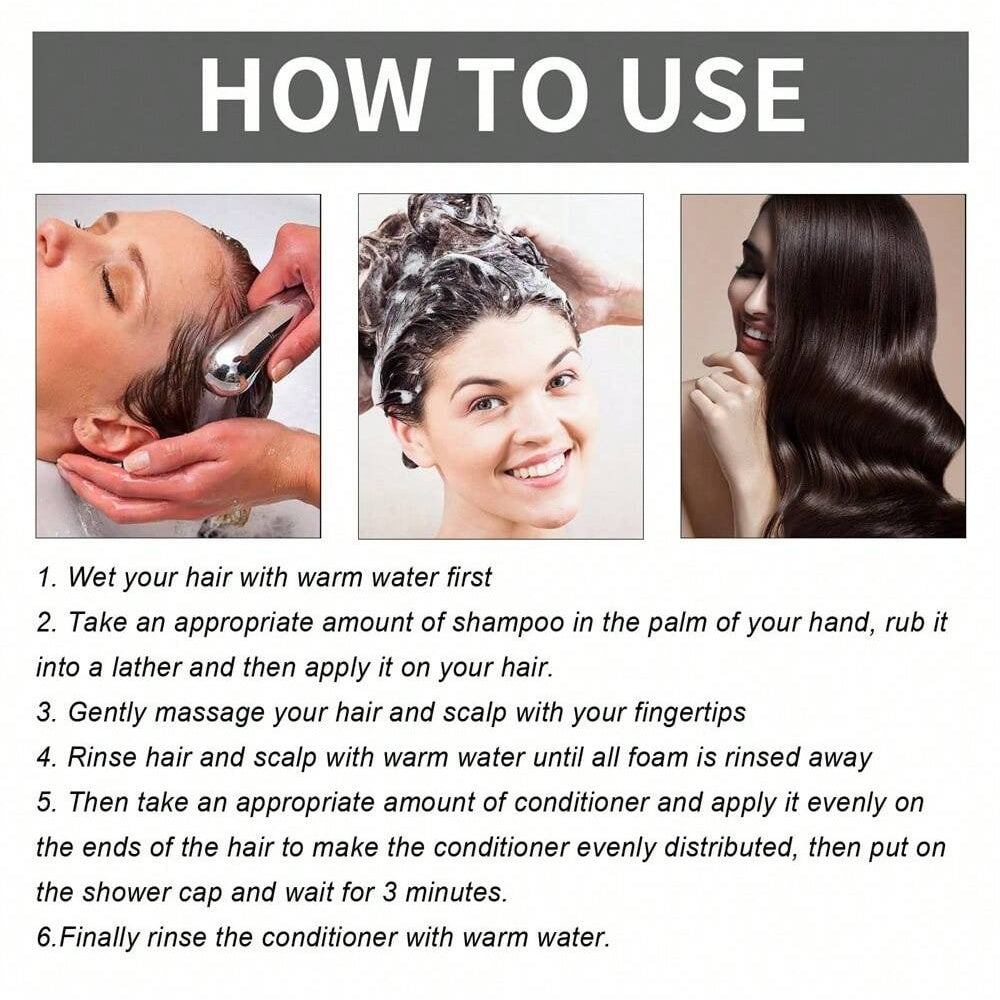 Onion Shampoo & Conditioner With Onion Extract And Vitamin E Cleanses And Reduces Oiliness, Suitable For All Hair Types - Selling On Ebay Is Prohibited - 5 - CJ