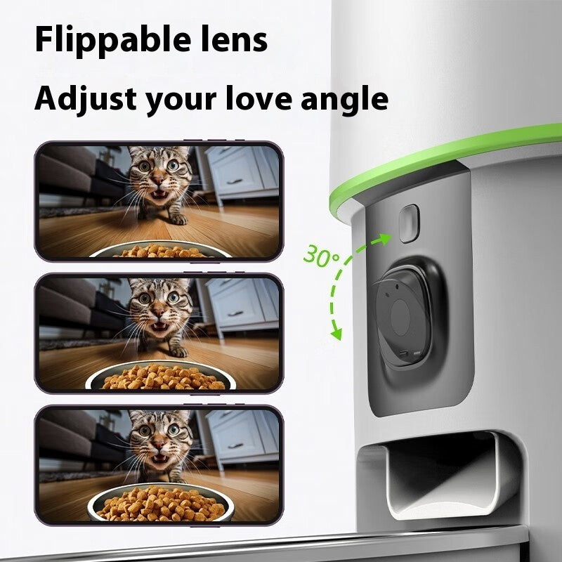 Automatic Pet Feeder Intelligent Remote Video Control - 0 - CJ