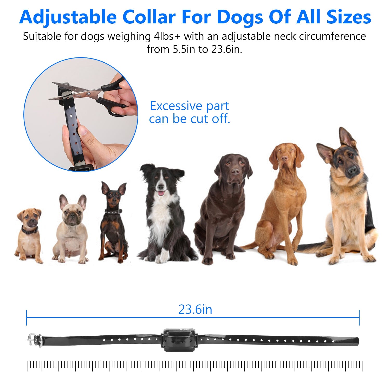 1Set Wireless Electric Dog Fence Pet Shock Boundary Containment System Electric Training Collar For Small Medium Large Dogs - 5 - CJ