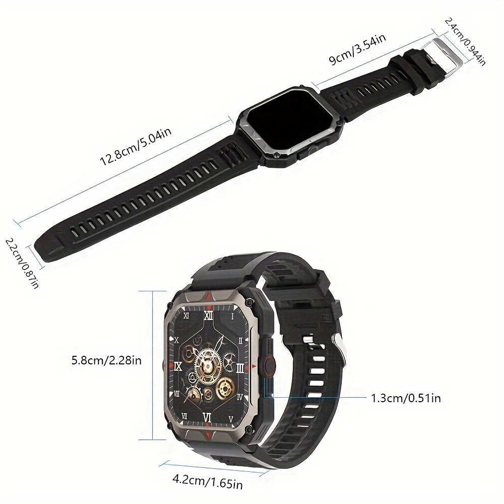 Men S Smart Watch Answer,make Calls, Wireless Calling Sports Smartwatch Fitness Tracker, With Multiple Sport Modes, Step Counter, Alarm, Compatible With IPhone And Android Phones - 5 - CJ