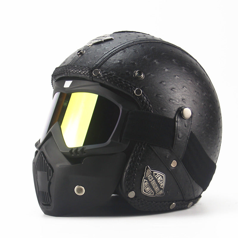 Handmade four seasons characteristic retro Halley helmet - 0 - CJ