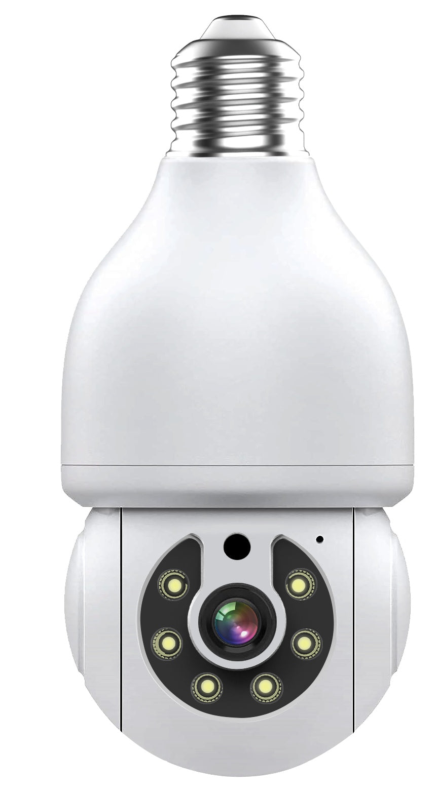 1080p Ptz E27 Socket Bulb Camera 360 Degree Cmos Sensor Network Camera Cctv Security Light Bulb Camera - 5 - CJ