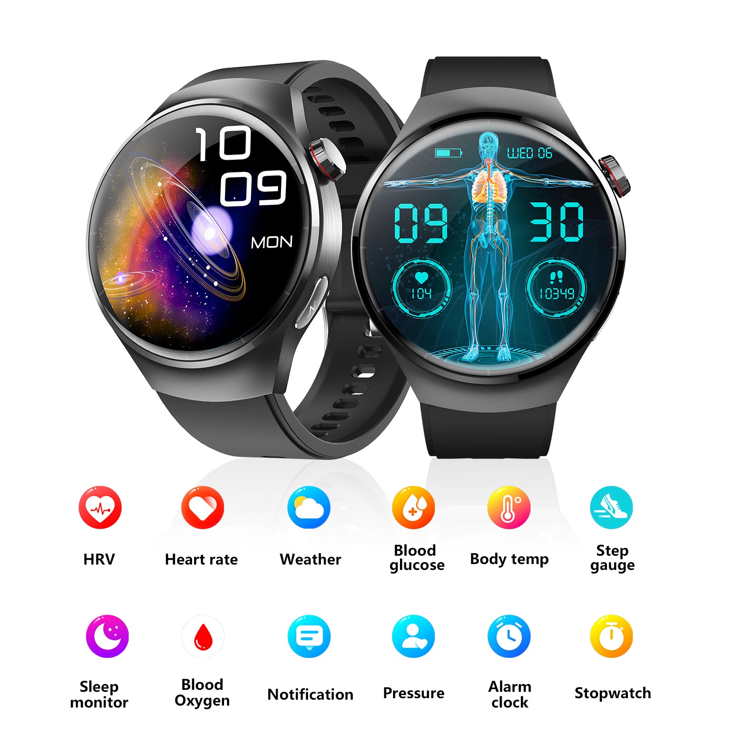 Fashion Smart Watch For Men Women Healthy Mornitoring Ips Screen Fitness Tracker With Bluetooth Call IP67 Waterproof Heart Rate Sleep SpO2 Monitor Pedometer Multiple Sports For Android IOS - 5 - CJ