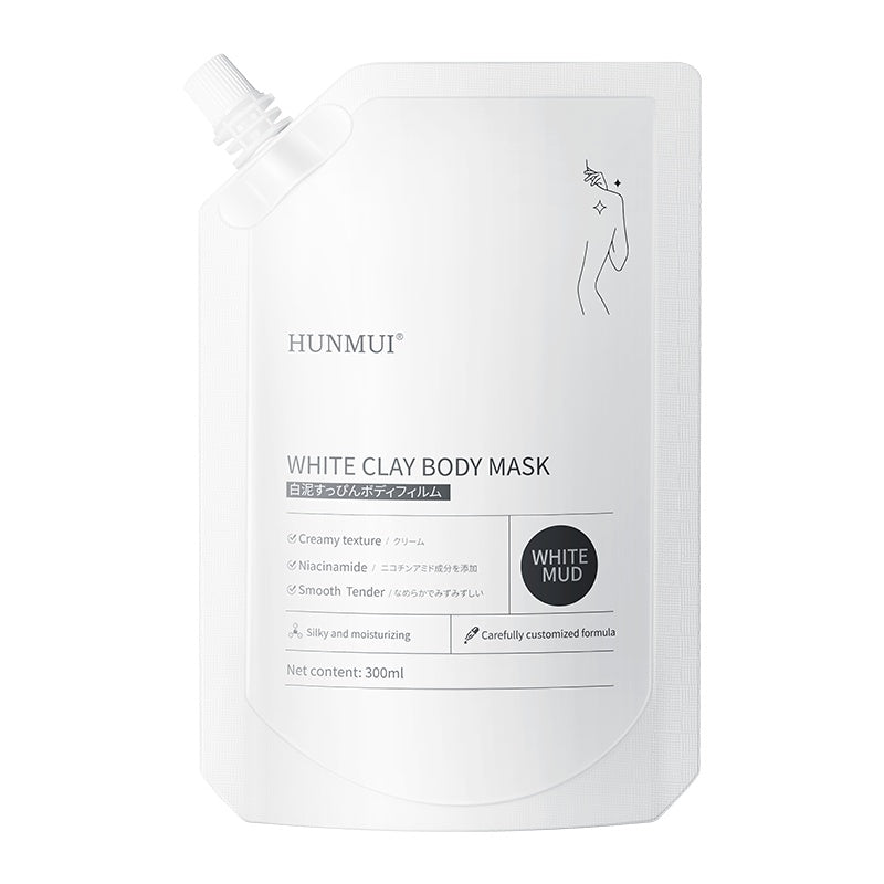 Hanlun Meiyu Brightening White Clay Bare Skin Body Mask 300ml - 4 - CJ