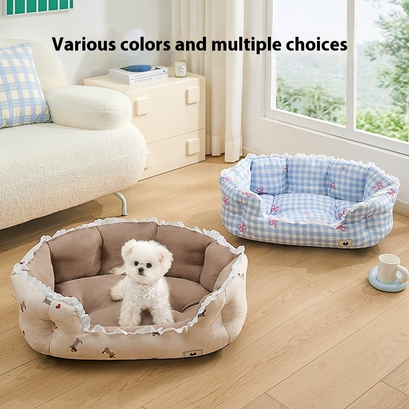 Semi - enclosed Pet Kennel For Small Dogs In All Seasons Of Summer - 0 - CJ