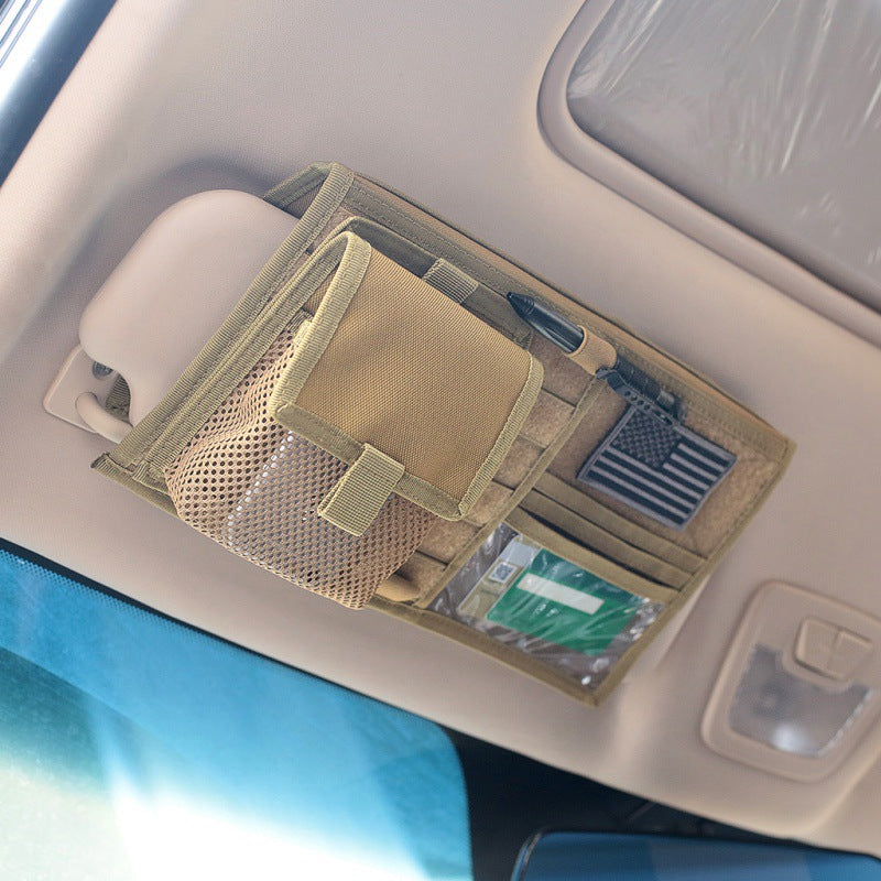 Vehicle Visor Panel Truck Car Sun Visor Organizer CD Bag Holder Car Styling Hunting Accessories - 0 - CJ