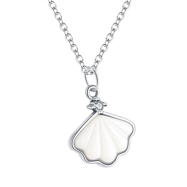 Pure Silver Jewelry Light Luxury Little Bellies Pure Silver Necklace Female - 4 - CJ