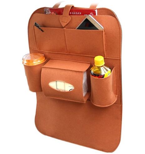 Multi - Purpose Auto Seat Organizer Bag - 0 - CJ - Brown - CJQCNBQC00007 - Brown