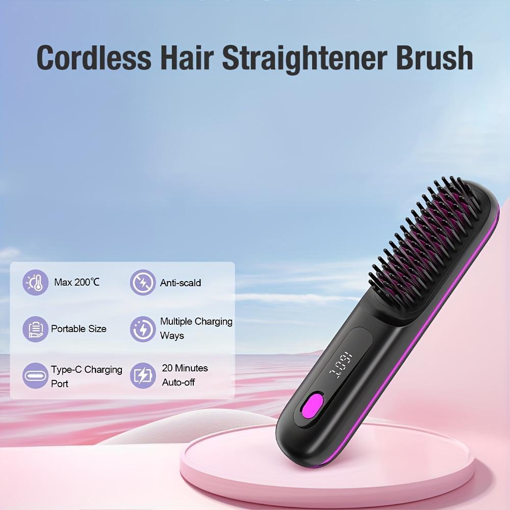 USB Wireless Household Electric Hair Straightening Comb For Both Straightening And Curling Without Damaging Hair - 5 - CJ
