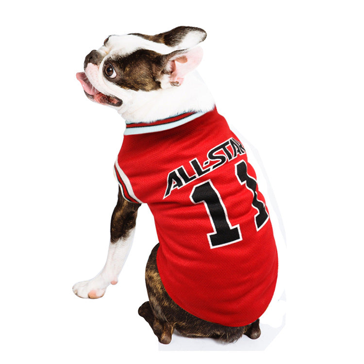 Hot World Cup Ball Spring And Summer Dog Vest Pet Supplies - 0 - CJ