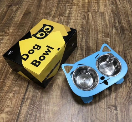 Anti - falling Cat Dog Feeding Water Bowl - 0 - CJ