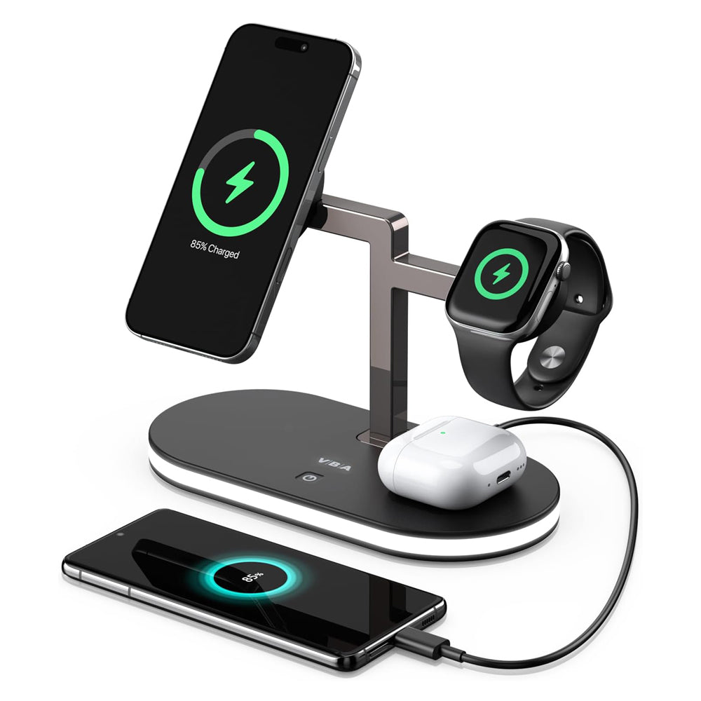 4 In 1 Aluminum Alloy Magnetic Wireless Charger Stand - 5 - CJ