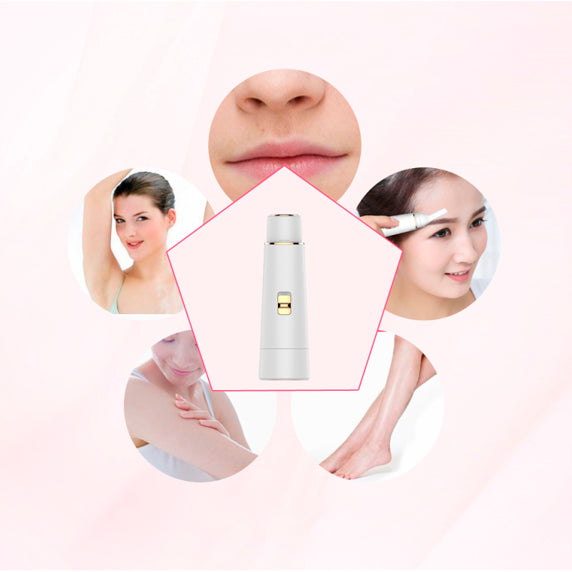 4 In 1 Facial Eyebrow Hair Epilator Remover Tool Device Painless Electric Shaver For Women - 5 - CJ