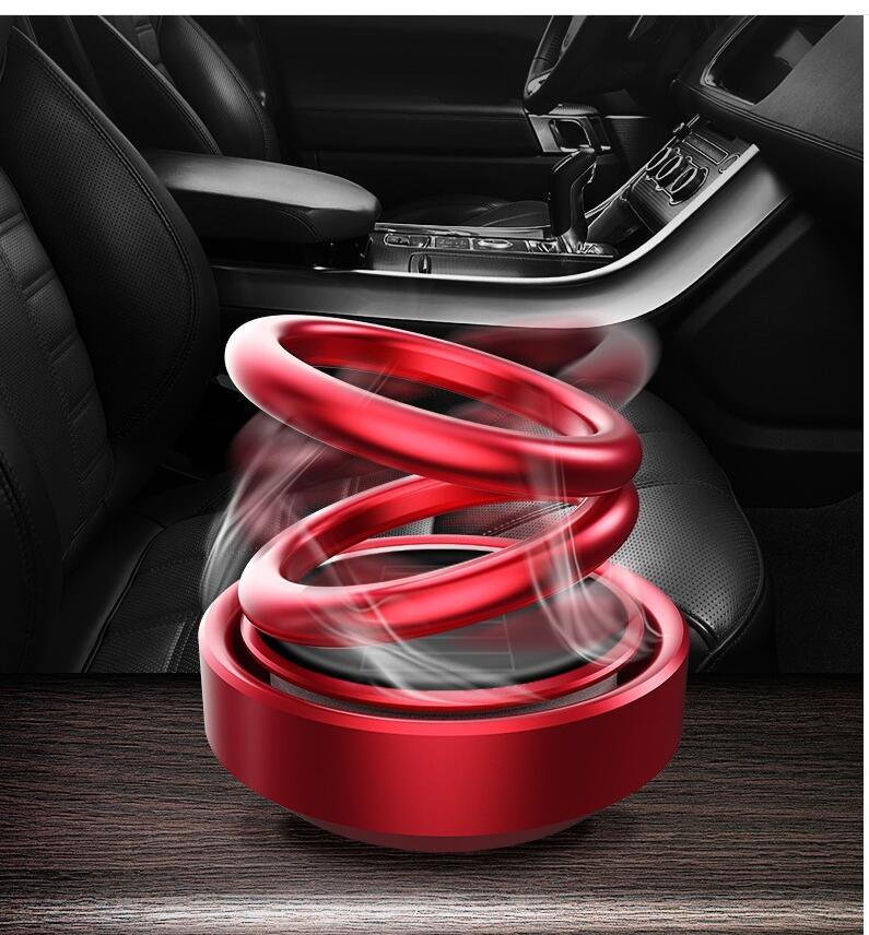 Solar Auto Rotation Car Air Freshener Perfume Seat - 0 - CJ