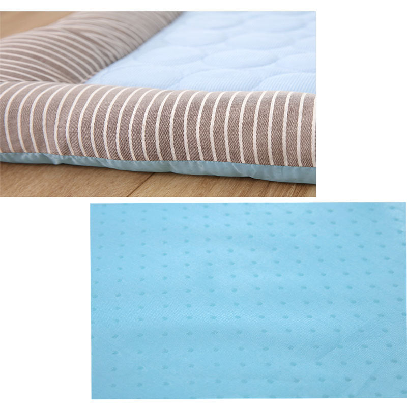 Pet Cooling Pad Bed For Dogs Cats Puppy Kitten Cool Mat Pet Blanket Ice Silk Material Soft For Summer Sleeping Blue Breathable - 0 - CJ