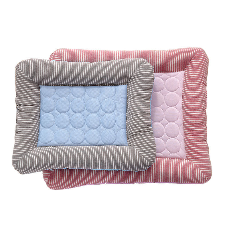 Pet Cooling Pad Bed For Dogs Cats Puppy Kitten Cool Mat Pet Blanket Ice Silk Material Soft For Summer Sleeping Blue Breathable - 0 - CJ