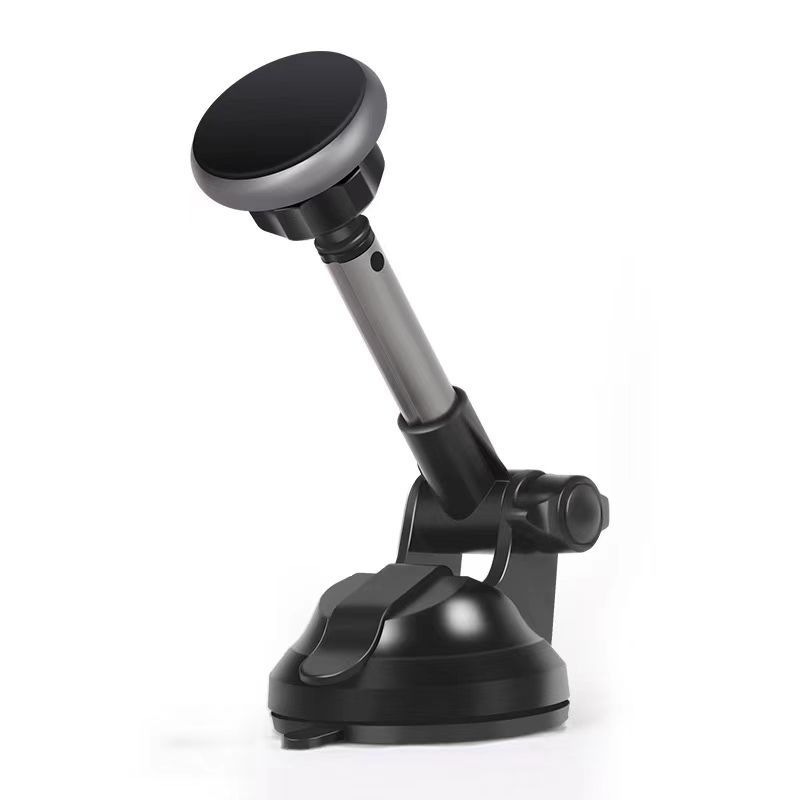 Creative 360 degree rotating suction cup telescopic magnet aluminum alloy car phone holder - 0 - CJ