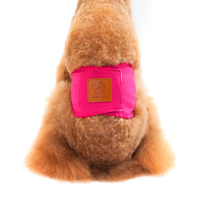 New Solid Color Physiology Pants For Male Dogs - 0 - CJ - Red - XL - CJGY102479812LO