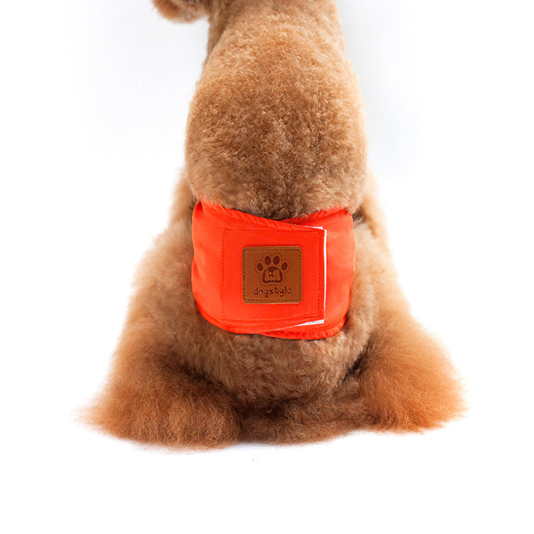 New Solid Color Physiology Pants For Male Dogs - 0 - CJ - Orange - XL - CJGY102479816PK