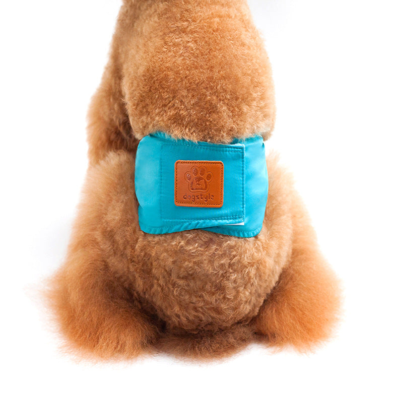 New Solid Color Physiology Pants For Male Dogs - 0 - CJ - Light Blue - XL - CJGY102479804DW