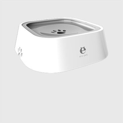 1.5L Cat Dog Water Bowl Carried Floating Bowl Anti - Overflow Slow Water Feeder Dispenser Pet Fountain ABS&PP Dog Supplies - 0 - CJ - Grey - CJGY102545403CX
