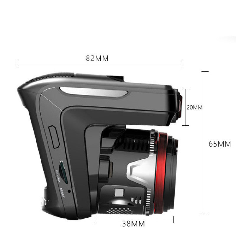 HD Car Camera DVR Dash Cam Recorder Laser Speed Detector G - Sensor Video Recorder Dash Cam with Night Version - 0 - CJ