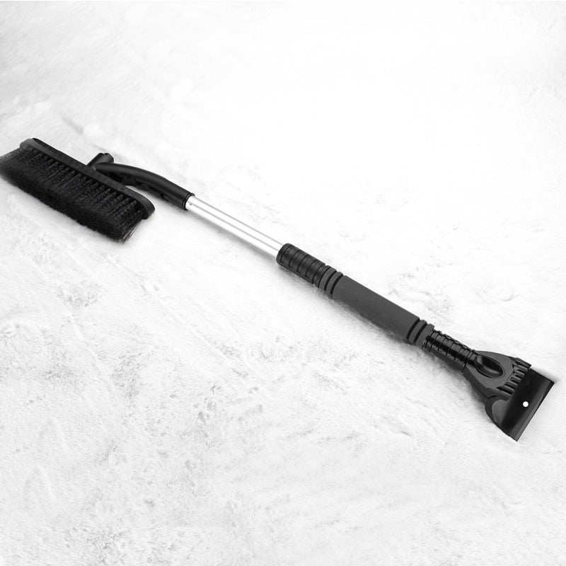 Car Cleaning Brush Ice Scraper Detachable Snow Shovel Brush Dust Remove Brush Auto Windshield Extendable Snow Brush Foam Handle - 0 - CJ - black - CJXC103466703CX