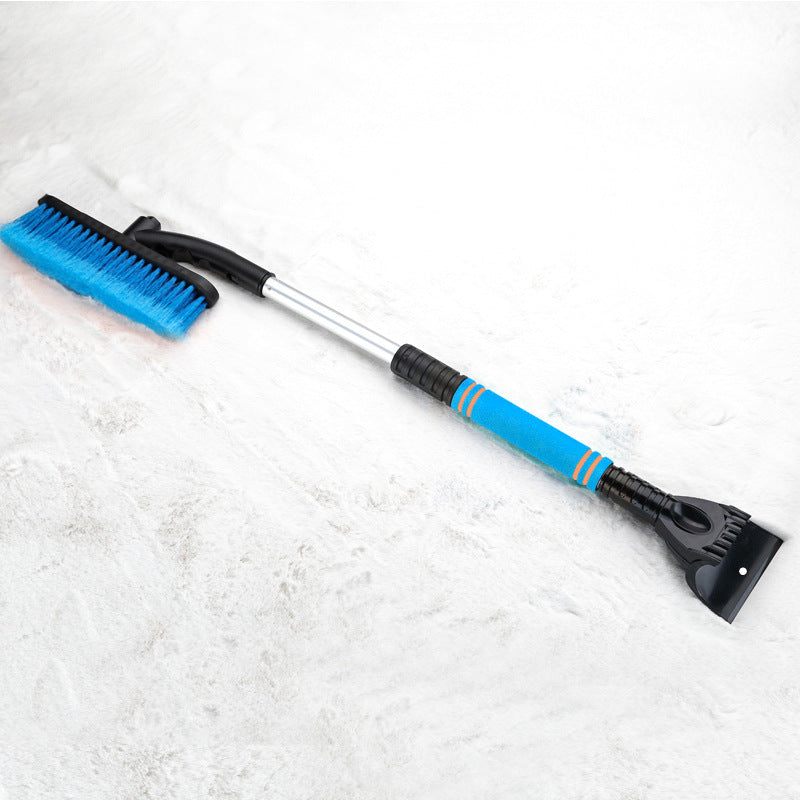 Car Cleaning Brush Ice Scraper Detachable Snow Shovel Brush Dust Remove Brush Auto Windshield Extendable Snow Brush Foam Handle - 0 - CJ