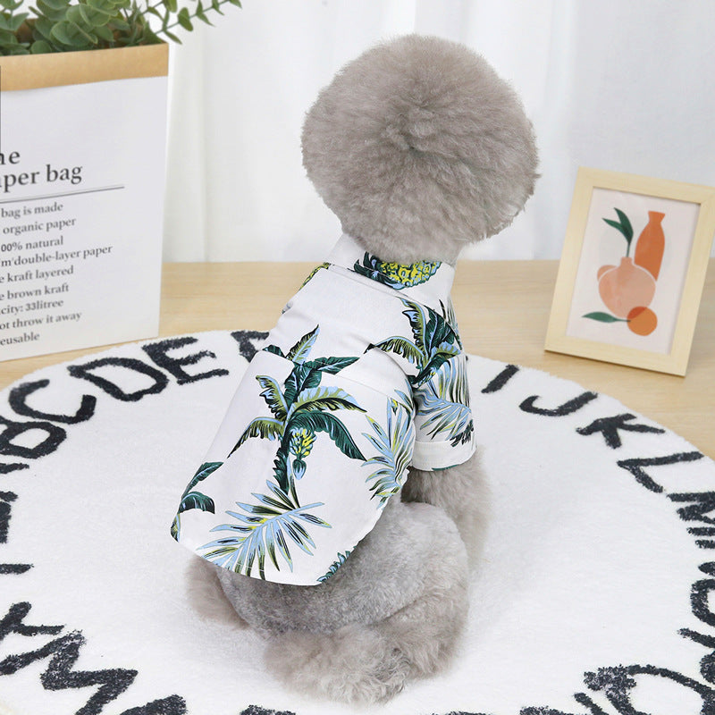 Pet Clothes Dog Clothes Summer Thin Pet Clothes - 0 - CJ - White - 2XL - CJGD103711310JQ