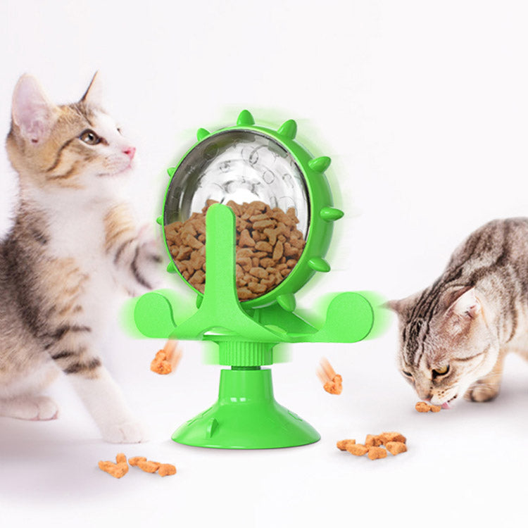 Cat Self - Healing Toy Leaks Food Spinning Windmill - 0 - CJ
