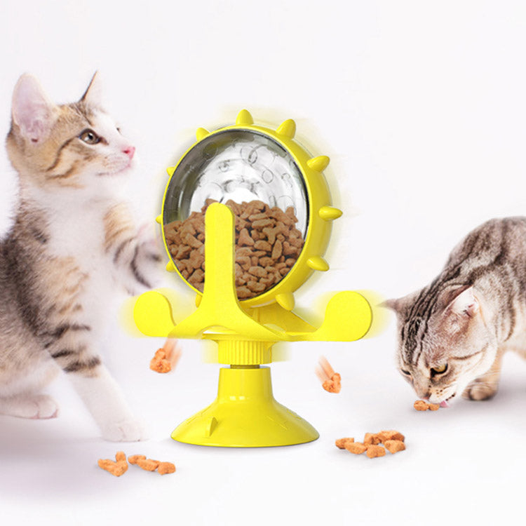 Cat Self - Healing Toy Leaks Food Spinning Windmill - 0 - CJ