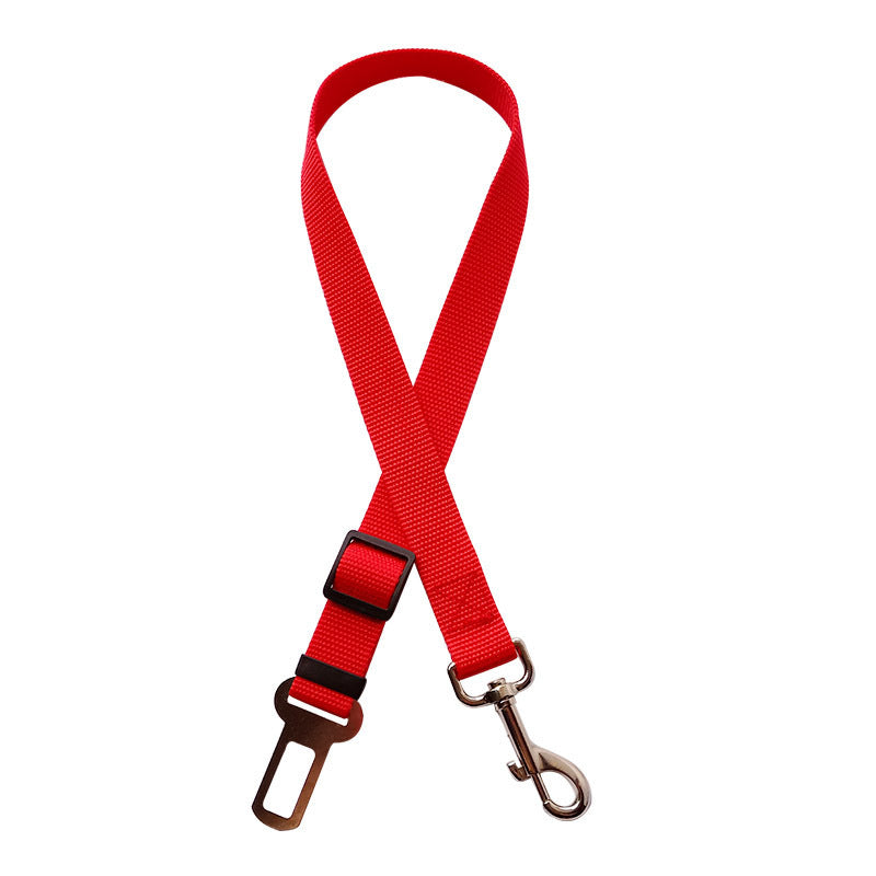 Adjustable Pet Cat Dog Car Seat Belt Pet Seat Vehicle Dog Harness Lead Clip Safety Lever Traction Dog Collars Dogs Accessoires Pets Products - 0 - CJ